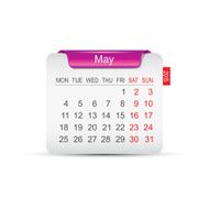 Calendar May 2015 Vector illustration N2