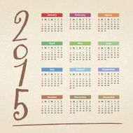 Calendar 2015 N157