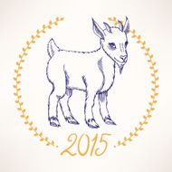 greeting New year card
