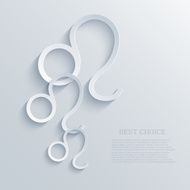 vector modern signs of the zodiac background N7