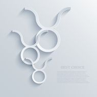 vector modern signs of the zodiac background N8