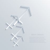 vector modern signs of the zodiac background N9