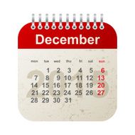 calendar 2015 - december
