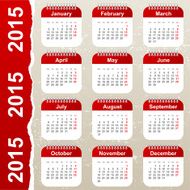 Calendar 2015 N164