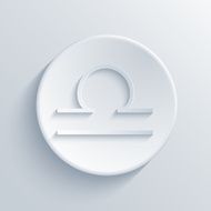 vector modern signs of the zodiac Circle icon N8
