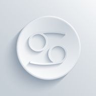 vector modern signs of the zodiac Circle icon N10