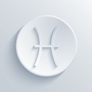 vector modern signs of the zodiac Circle icon N11