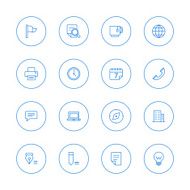 office and business icons N14