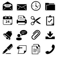 Office Icons - Black Series