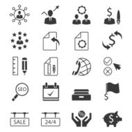 Business icons set N23