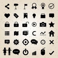 web design icons set vector N2