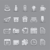 Office and Financials - Icon Set