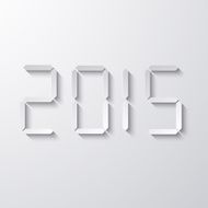 Vector modern new year 2015 background N11