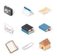 Isometric Computer Icon Set