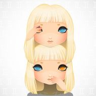 Zodiac signs collection Gemini
