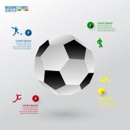 soccer infographics template