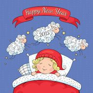 New Year Greeting Card N17