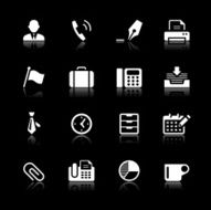 White Icons Set N2