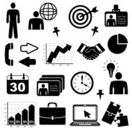 business goals icons