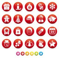 Christmas Button Set