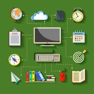 Business icons set N24