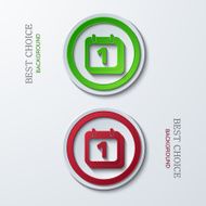 Vector modern circle icons N2