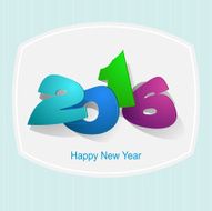 2016 Paper Folding with Letter Happy New Year N6