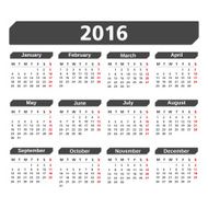 Calendar 2016 N74