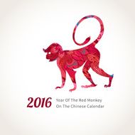 Monkey symbol of 2016 on the Chinese calendar N7