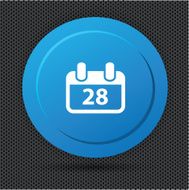 Calendar button vector