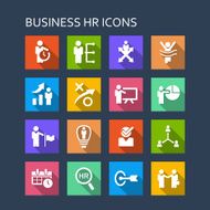 Business human resources icon N2