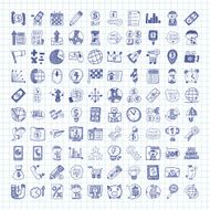 doodle business icon N6