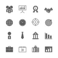 Business icons set N25