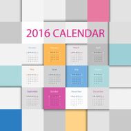 The 2016 calendar N7