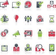 Business management concept icons N2