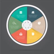 Infographic elements circular