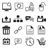 Technology icon set