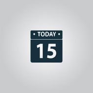 Flat Calendar Icon Vector Illustration N5