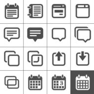 Notes memos and plans icons N2