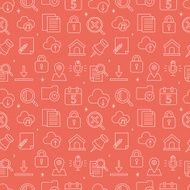web line icon pattern set N2