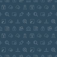 web line icon pattern set N3