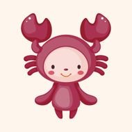 Constellation Cancer theme elements N9