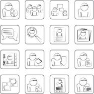 Social Media and Network icons