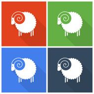 Christmas sheep icons N3