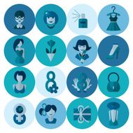 Womans Day Icon Set N62