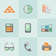 Flat Business icons N7