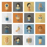 Womans Day Icon Set N68