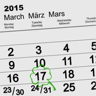Saint Patricks Day Calendar March 17 N2
