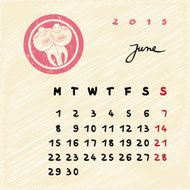 June 2015 zodiac