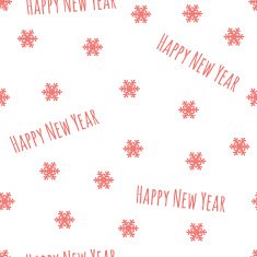 Seamless background with snowflakes